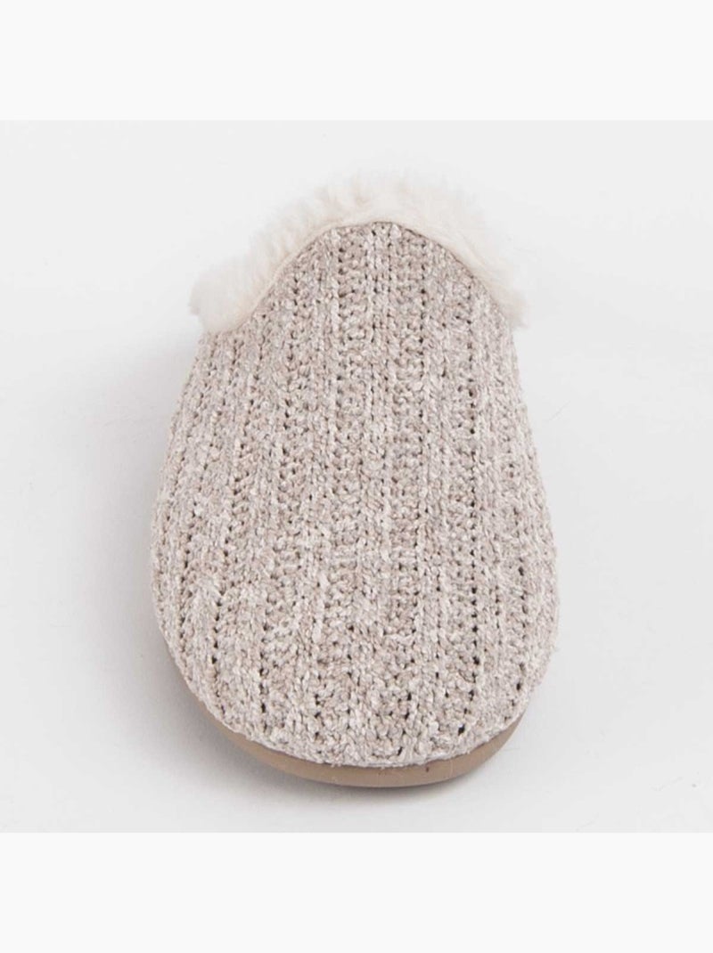 Pantoffel Textiel Montevita Beige - Kiabi