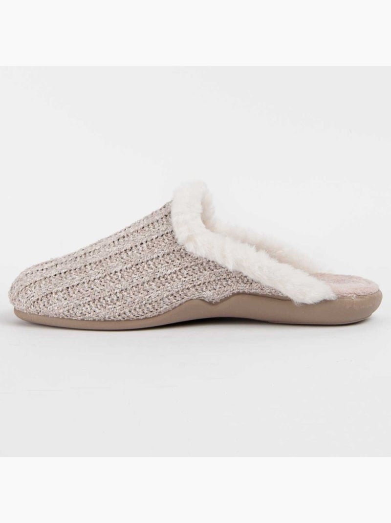 Pantoffel Textiel Montevita Beige - Kiabi
