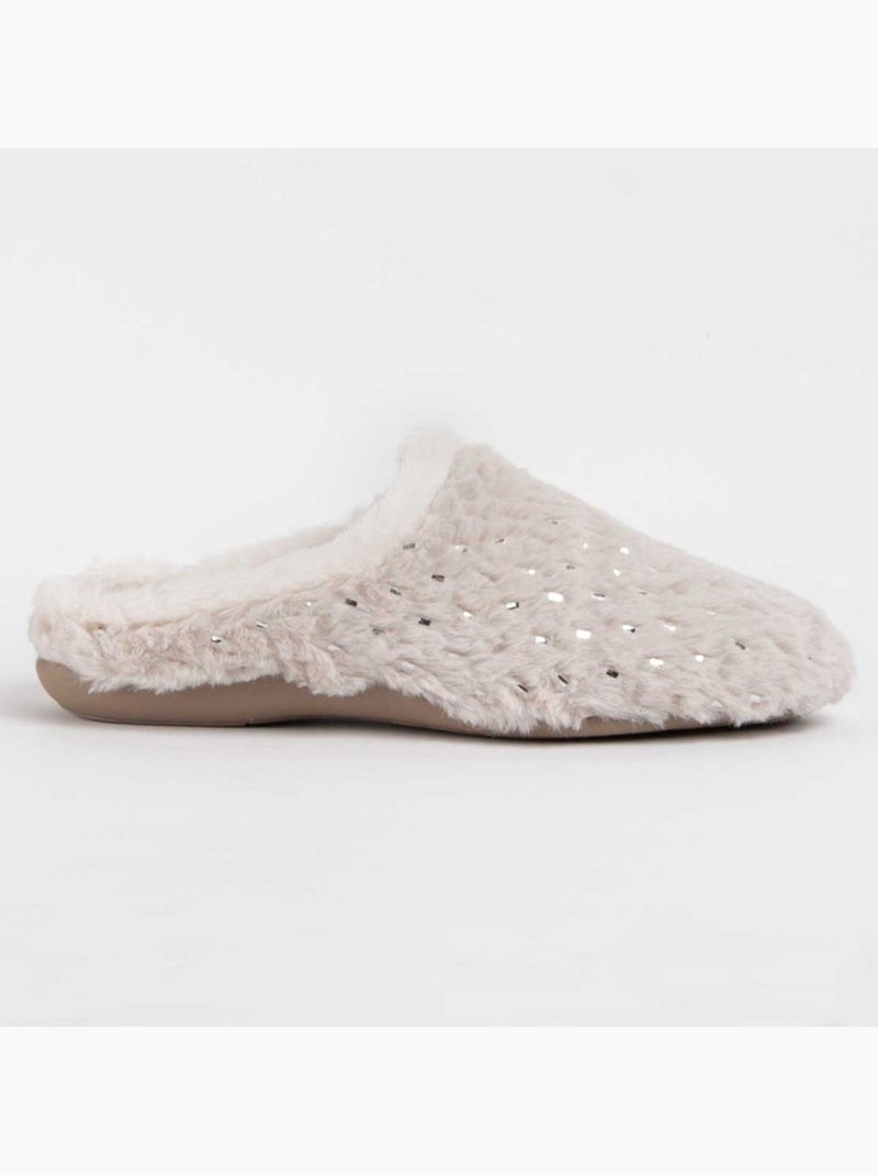 Pantoffel Textiel Montevita Beige - Kiabi