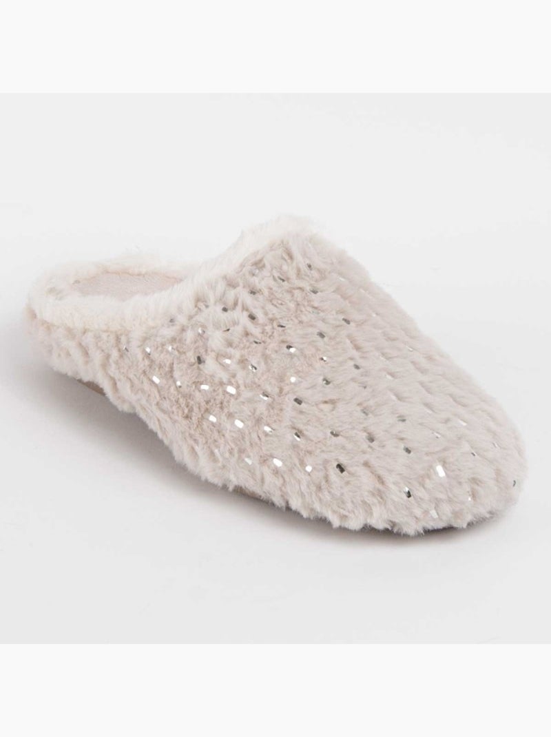 Pantoffel Textiel Montevita Beige - Kiabi