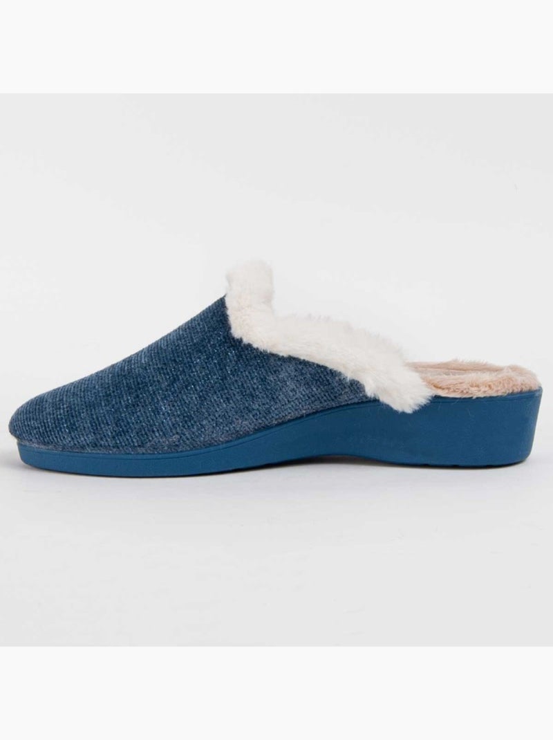 Pantoffel Textiel Montevita Blauw - Kiabi