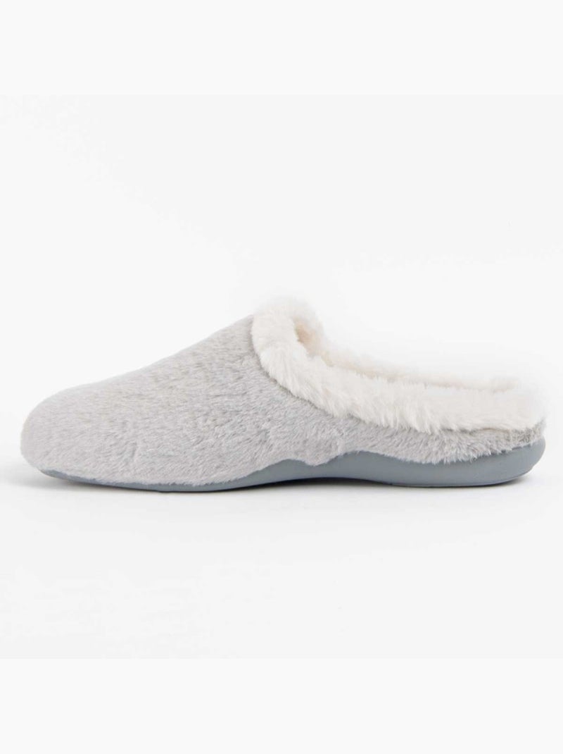 Pantoffel Textiel Montevita Grijs - Kiabi