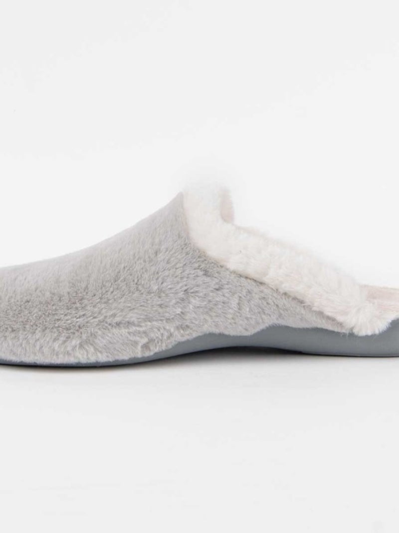Pantoffel Textiel Montevita Grijs - Kiabi