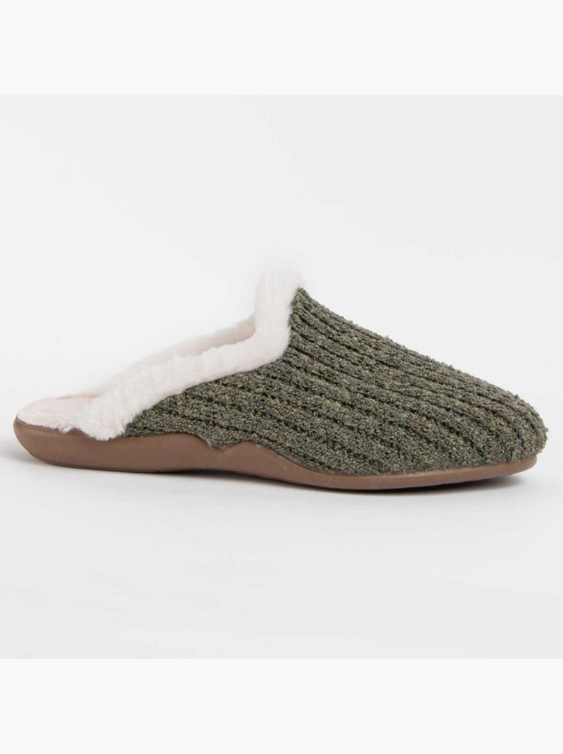 Pantoffel Textiel Montevita Groen - Kiabi