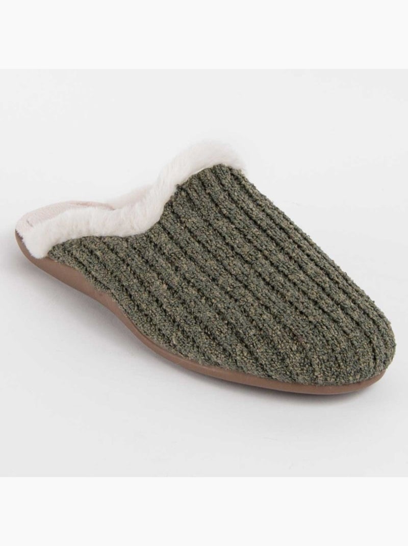 Pantoffel Textiel Montevita Groen - Kiabi