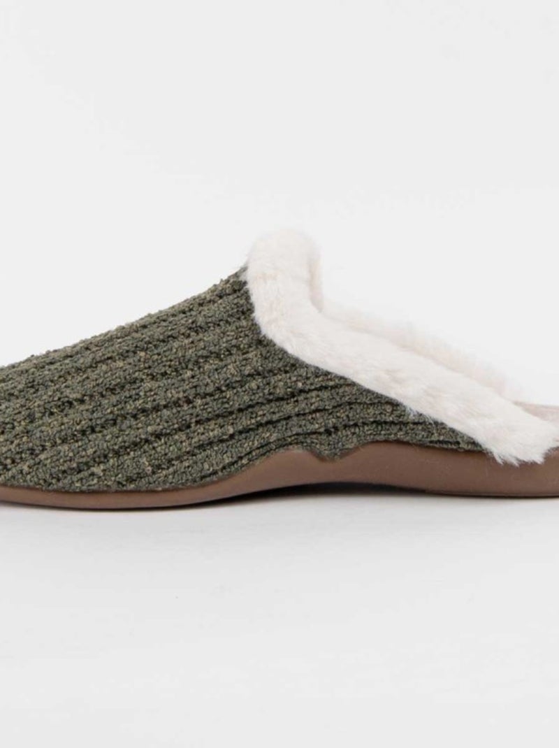 Pantoffel Textiel Montevita Groen - Kiabi