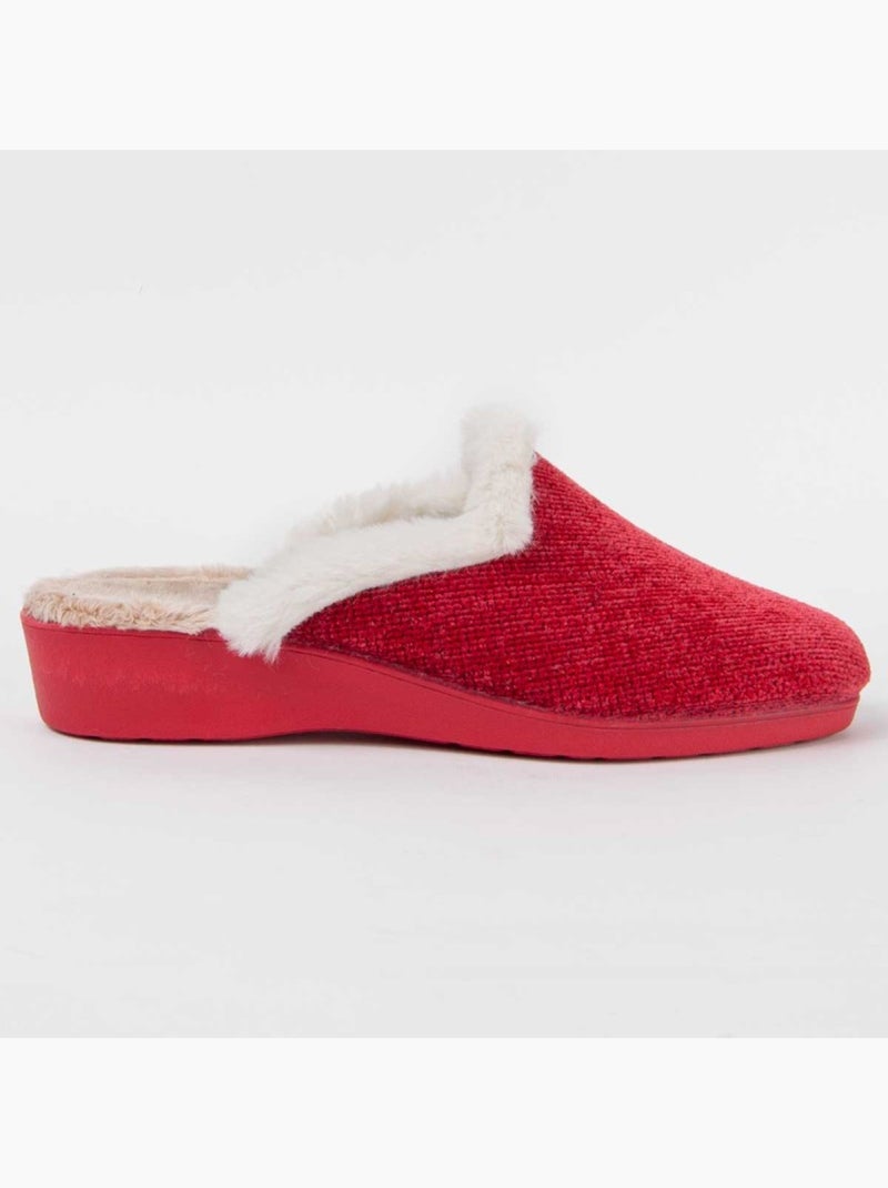 Pantoffel Textiel Montevita Rood - Kiabi