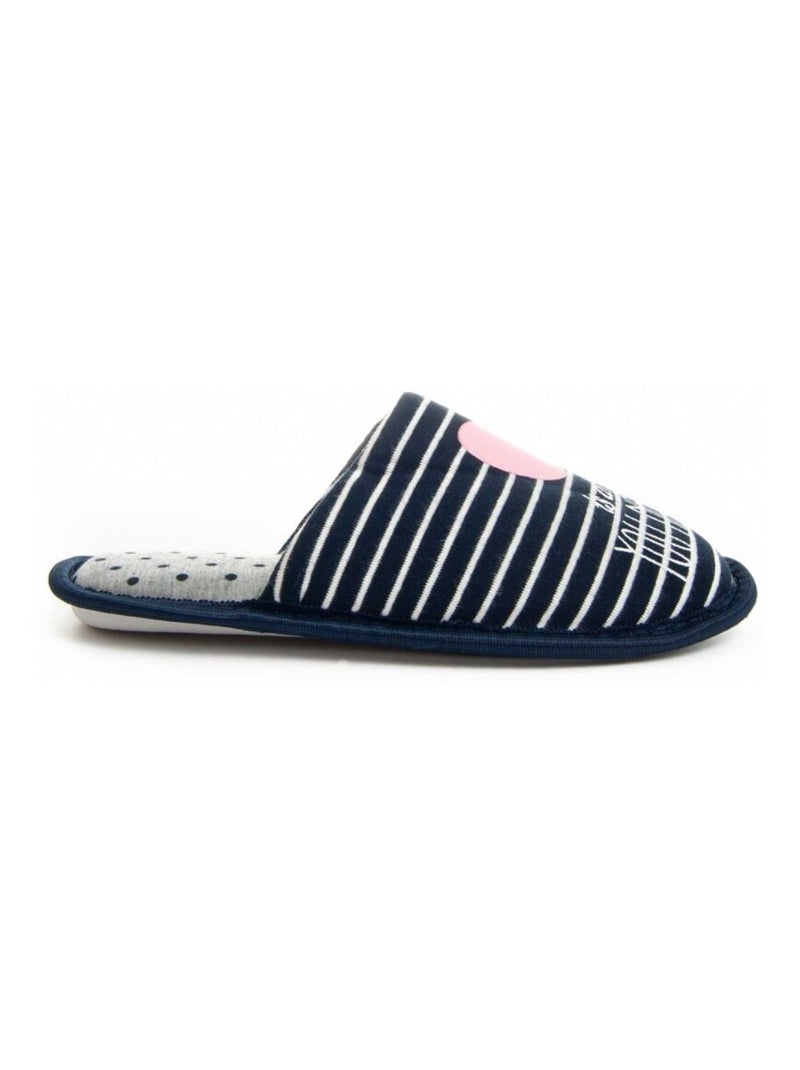 Pantoffel Textiel Northome Blauw - Kiabi
