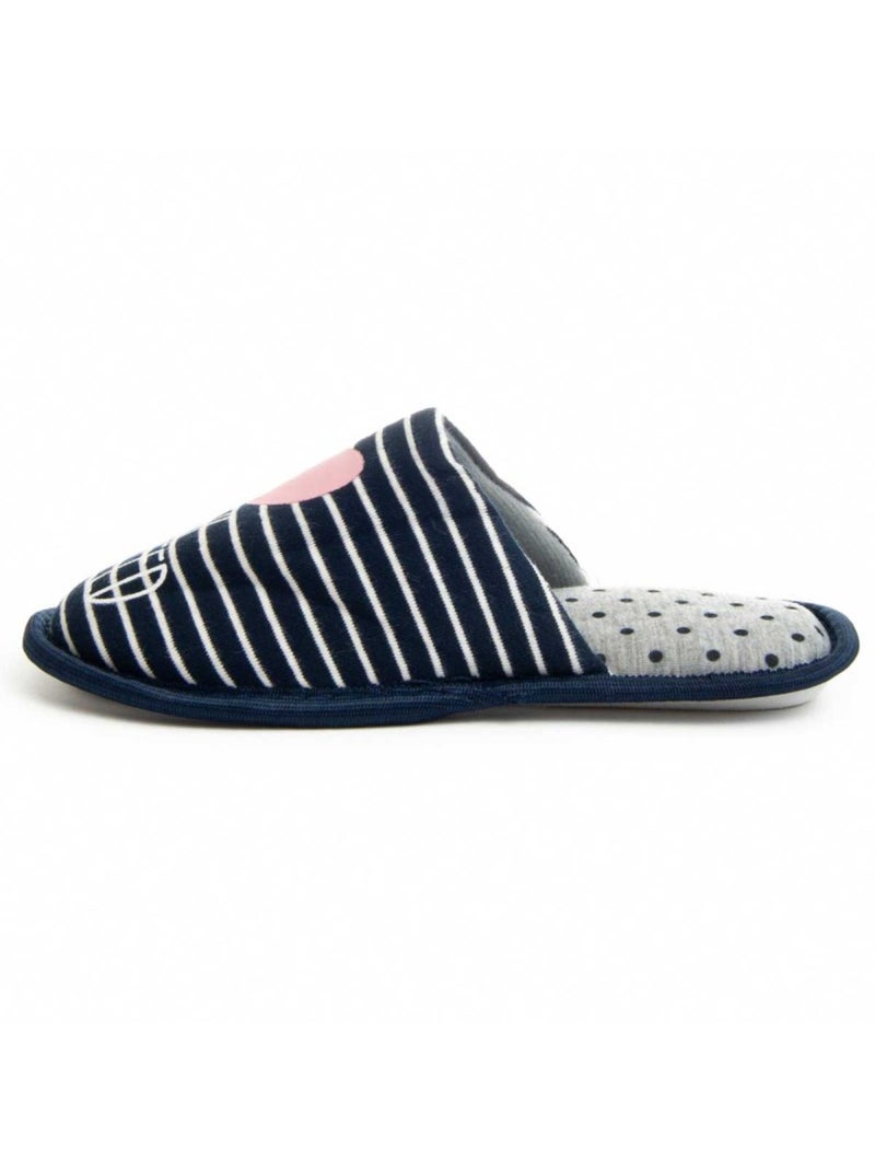 Pantoffel Textiel Northome Blauw - Kiabi