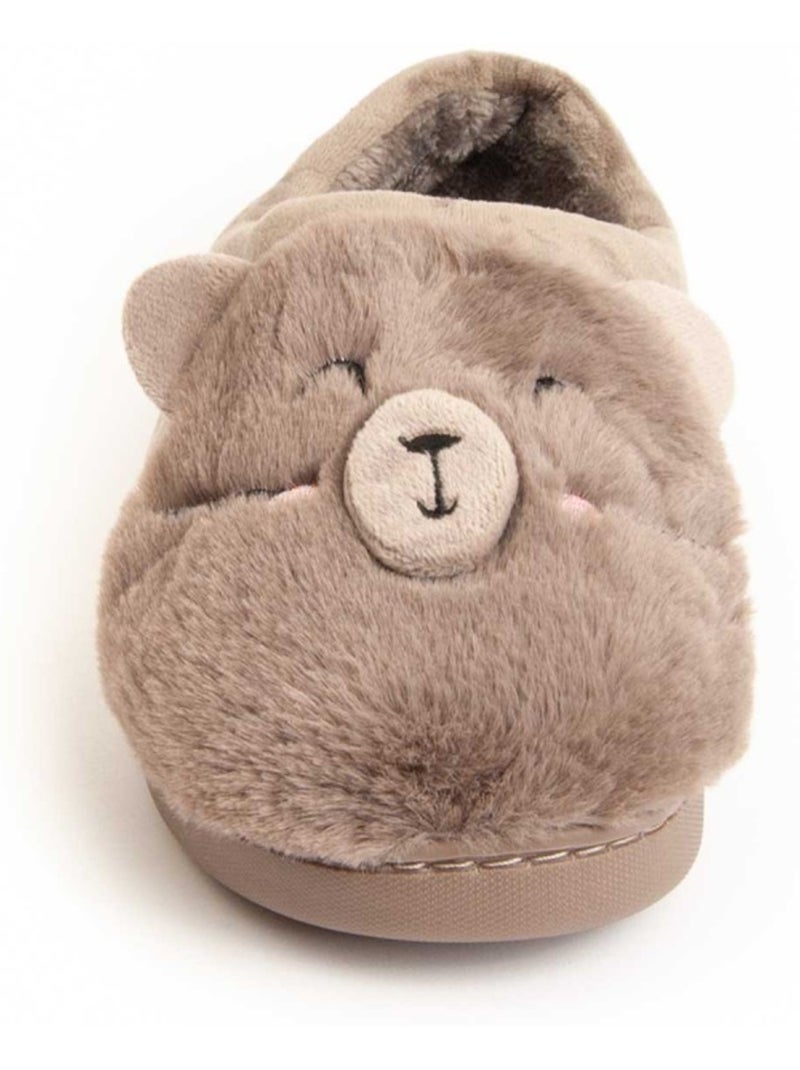 Pantoffel Textiel Northome Bruin - Kiabi