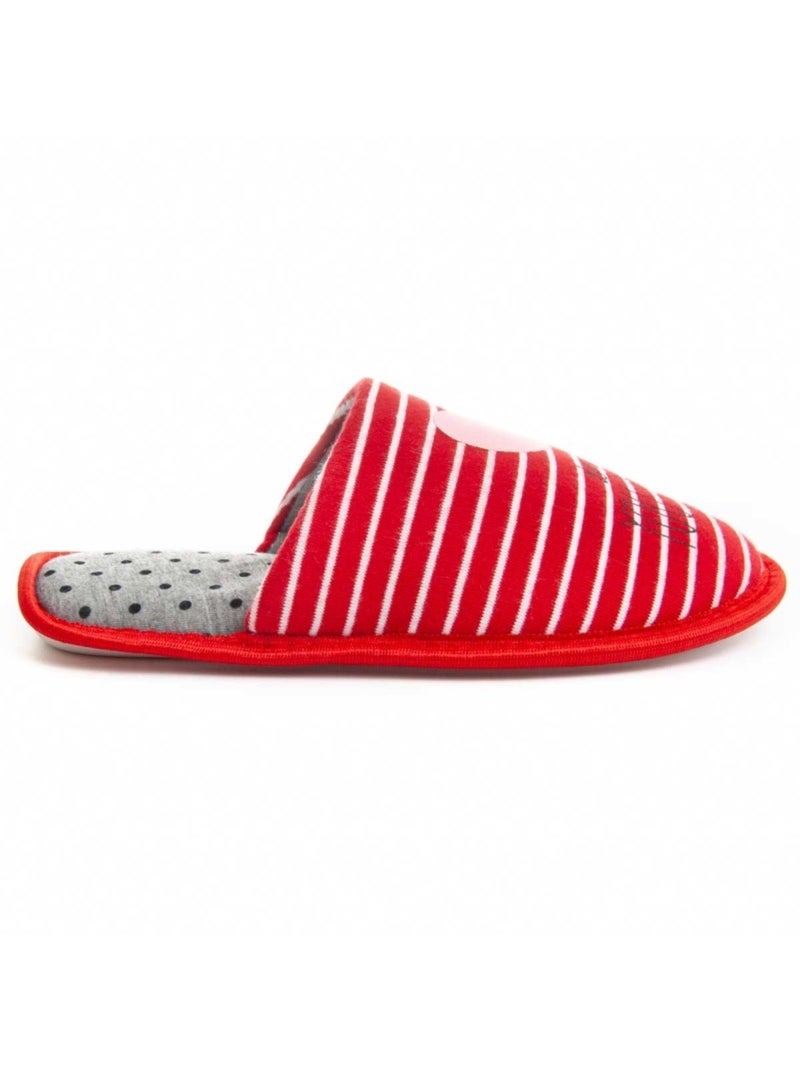 Pantoffel Textiel Northome Rood - Kiabi