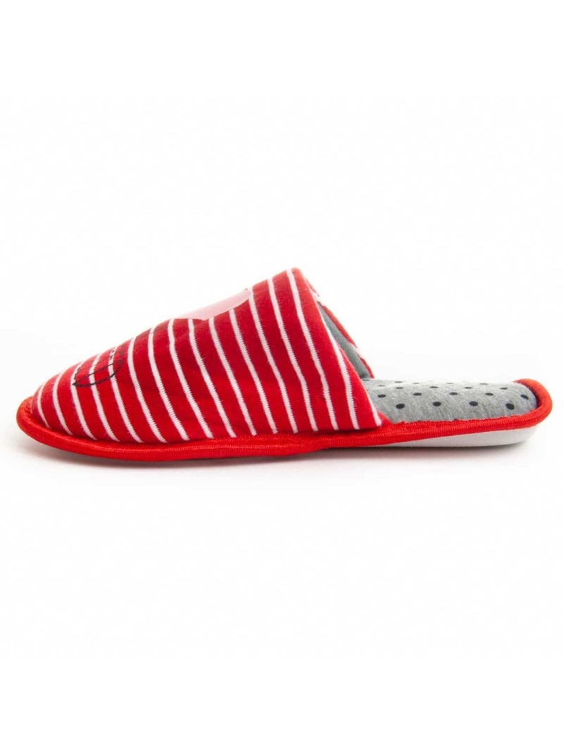 Pantoffel Textiel Northome Rood - Kiabi