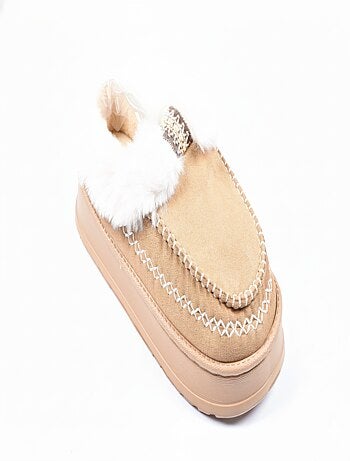 Pantoffels Charentaises Ultra Licht Sherpa MD10158