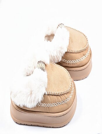 Pantoffels Charentaises Ultra Licht Sherpa MD10158
