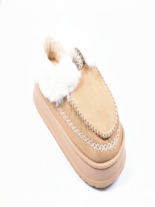 Pantoffels Charentaises Ultra Licht Sherpa MD10158 - Kiabi Pantoffels Charentaises Ultra Licht Sherpa MD10158 - Kiabi