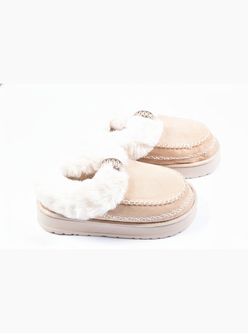 Pantoffels Charentaises Ultra Licht Sherpa MD10158 - Kiabi Pantoffels Charentaises Ultra Licht Sherpa MD10158 - Kiabi