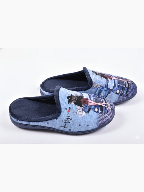 Pantoffels dames mule PhotoPrint - Kiabi Pantoffels dames mule PhotoPrint - Kiabi