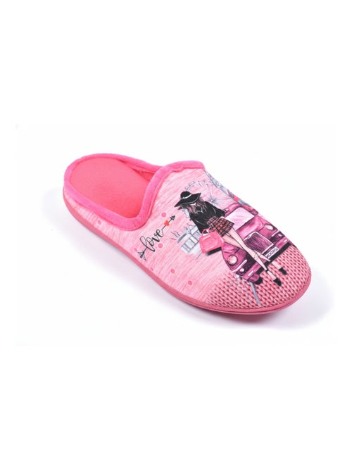 Pantoffels dames mule PhotoPrint - Kiabi Pantoffels dames mule PhotoPrint - Kiabi