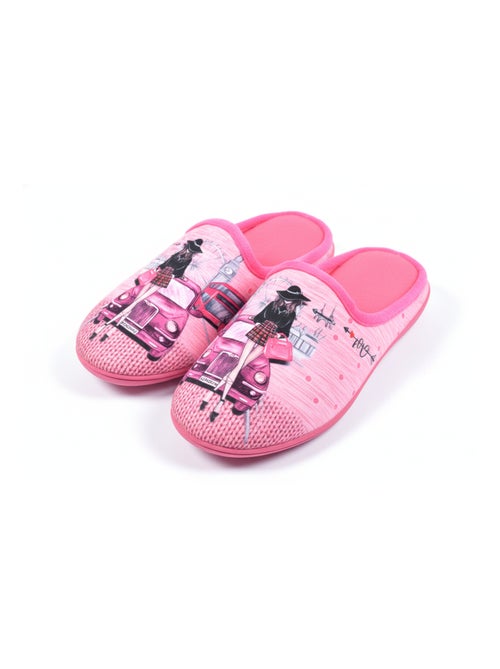 Pantoffels dames mule PhotoPrint - Kiabi Pantoffels dames mule PhotoPrint - Kiabi