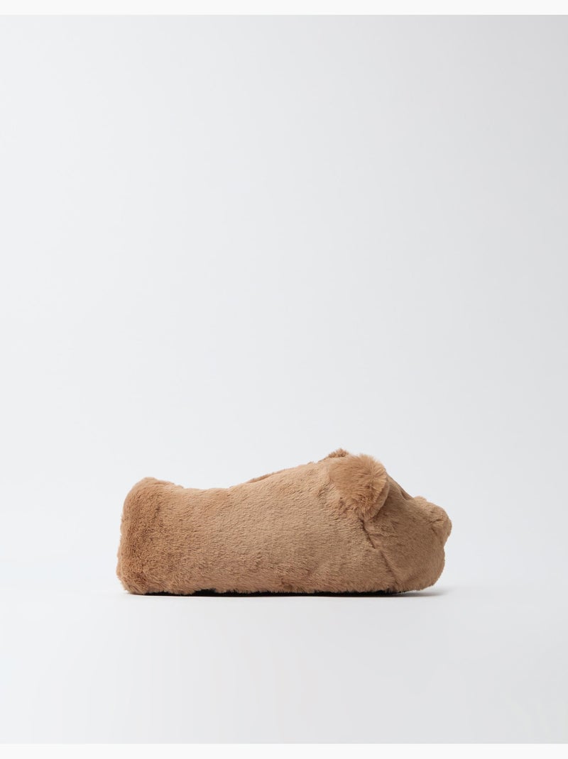 Pantoffels met berenmotief, mo fashion Bruin - Kiabi