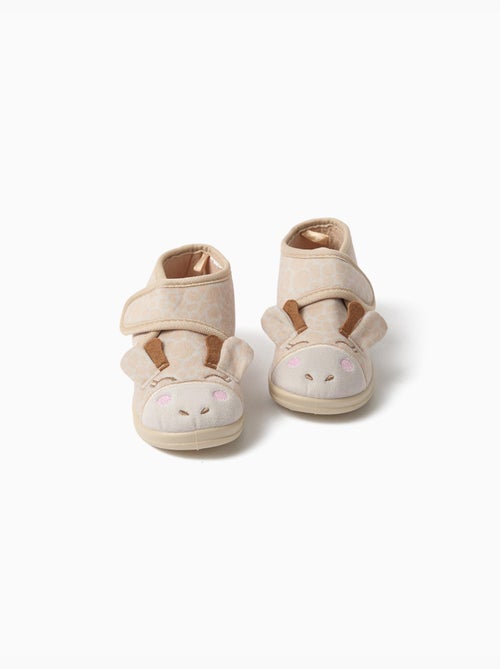 Pantoffels met giraffemotief, mo fashion - Kiabi