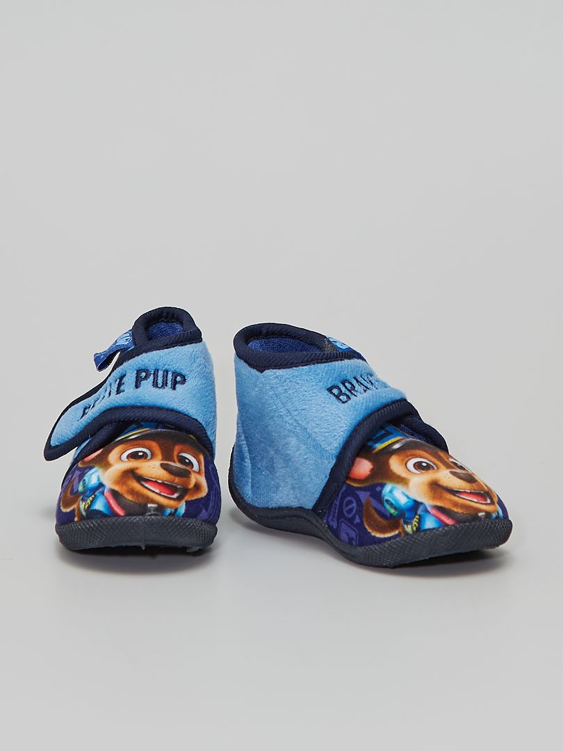Pantoffels met klittenband 'PAW Patrol' blauw - Kiabi