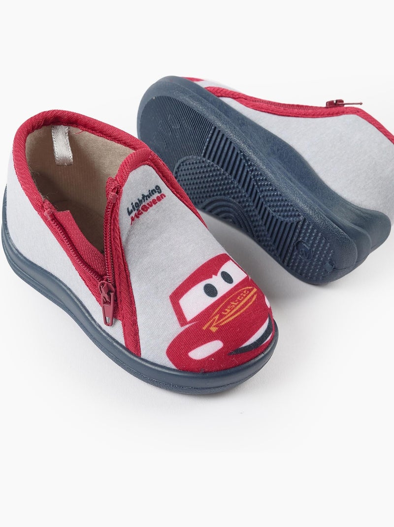 Pantoffels met lightning mcqueen print Lichtgrijs - Kiabi