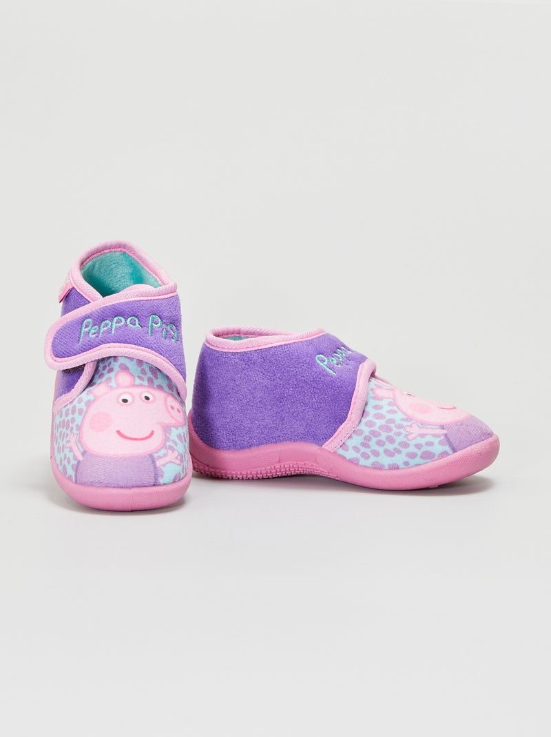 Pantoffels 'Peppa Pig' paars - Kiabi