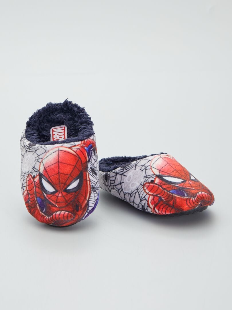 Pantoffels 'Spider-Man' 'Marvel' grijs - Kiabi