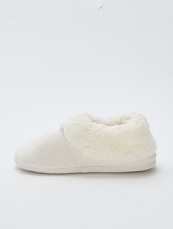 Pantoffels van suèdine