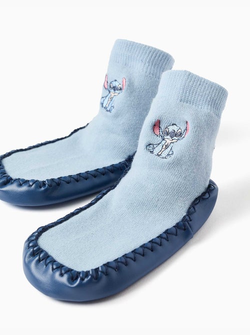 Pantoffelsokken met antislipzool en Stitch - Kiabi