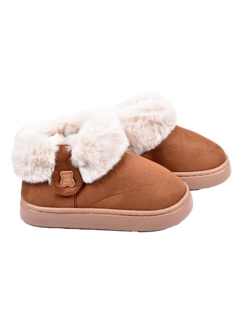 PANTOUFLE Bottine Intérieure Femme Fourrée - Kiabi PANTOUFLE Bottine Intérieure Femme Fourrée - Kiabi