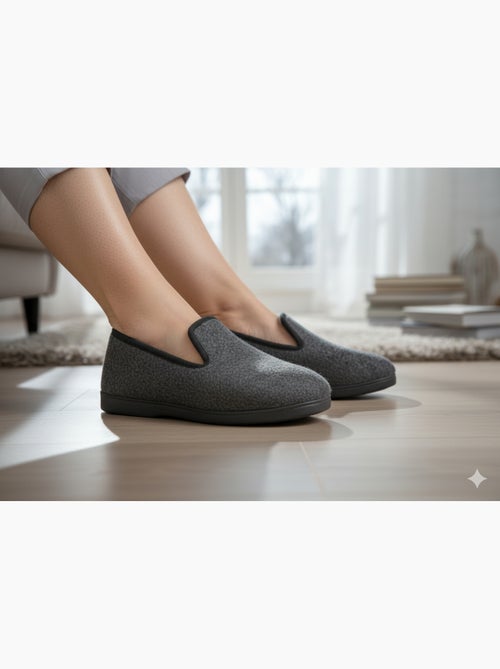 Pantoufle Charentaise femme hiver - Kiabi Pantoufle Charentaise femme hiver - Kiabi