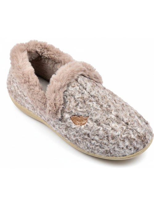 Pantoufle Charentaise femme hiver - Kiabi Pantoufle Charentaise femme hiver - Kiabi