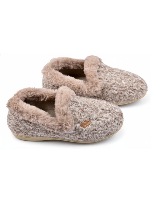 Pantoufle Charentaise femme hiver - Kiabi Pantoufle Charentaise femme hiver - Kiabi