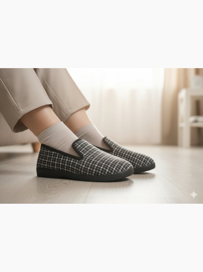 Pantoufle Charentaise femme hiver Noir - Kiabi