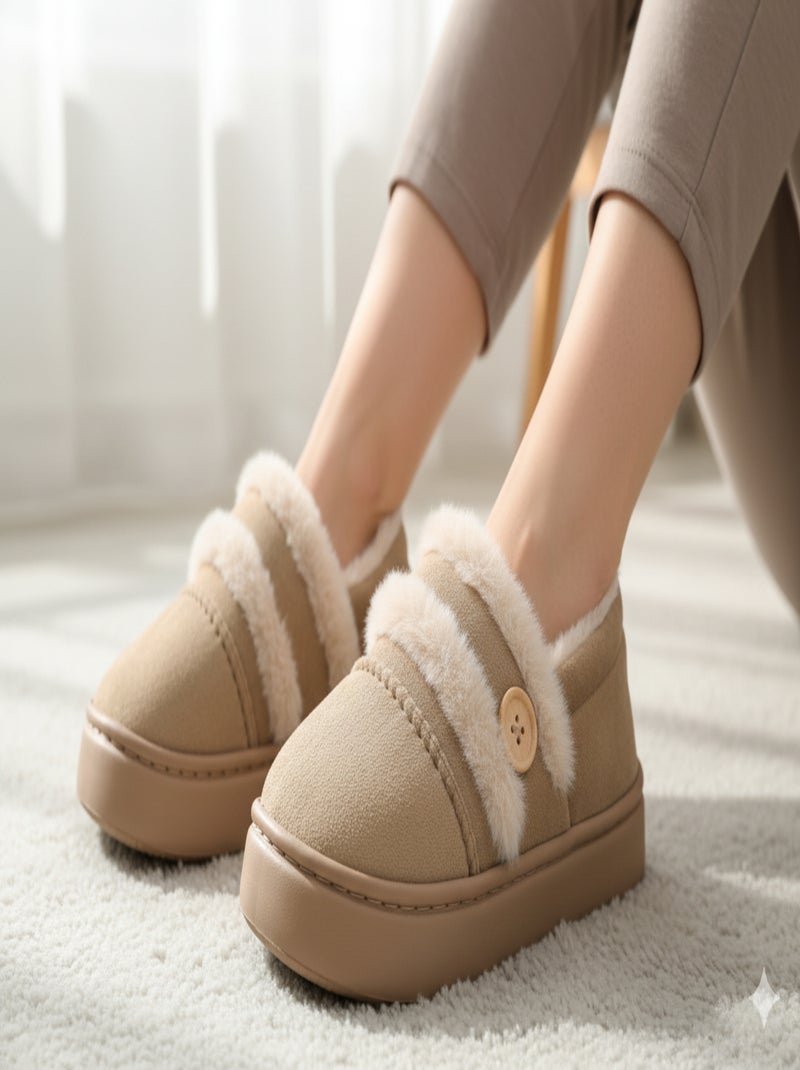 Pantoufle Charentaise femme Ultra Light MD10159 Taupe - Kiabi