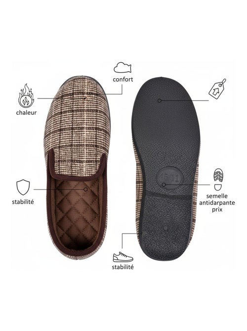 Pantoufle CHARENTAISE Homme - Kiabi Pantoufle CHARENTAISE Homme - Kiabi