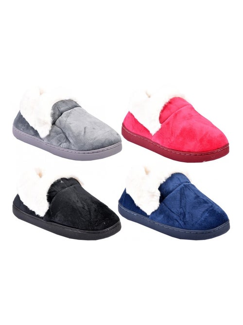 Pantoufle femme chausson cocooning - Kiabi Pantoufle femme chausson cocooning - Kiabi