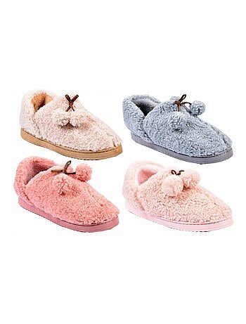 Pantoufle femme chausson cocooning