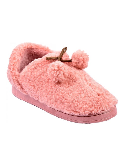 Pantoufle femme chausson cocooning - Kiabi Pantoufle femme chausson cocooning - Kiabi