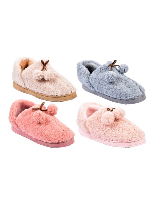 Pantoufle femme chausson cocooning - Kiabi Pantoufle femme chausson cocooning - Kiabi