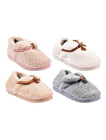 Pantoufle femme chausson cocooning