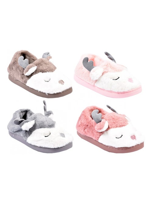 PANTOUFLE Femme Chausson Fantaisie - Kiabi