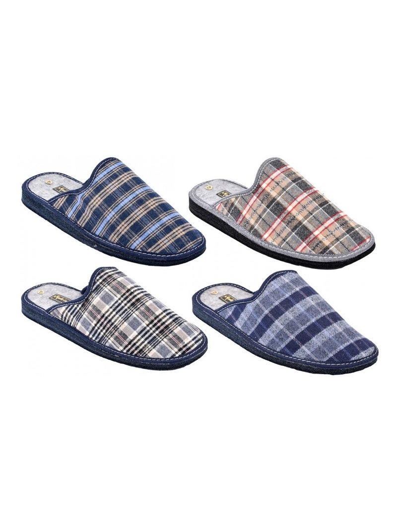 Pantoufle HOMME Mule JACQUARD Gris - Kiabi