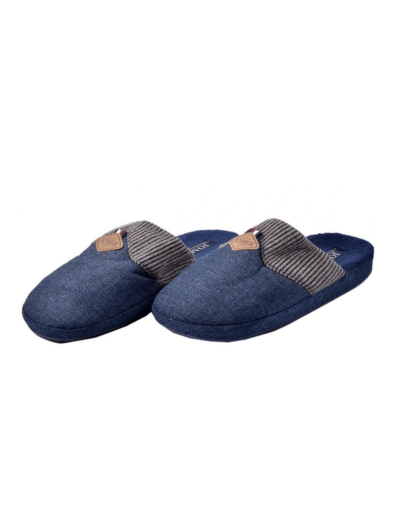 Pantoufle homme premium Bleu marine - Kiabi