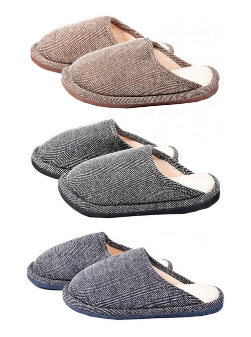 Pantoufle homme premium - Kiabi Pantoufle homme premium - Kiabi