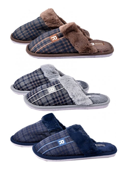 Pantoufle homme premium - Kiabi Pantoufle homme premium - Kiabi
