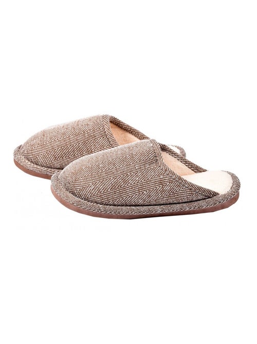 Pantoufle homme premium - Kiabi Pantoufle homme premium - Kiabi