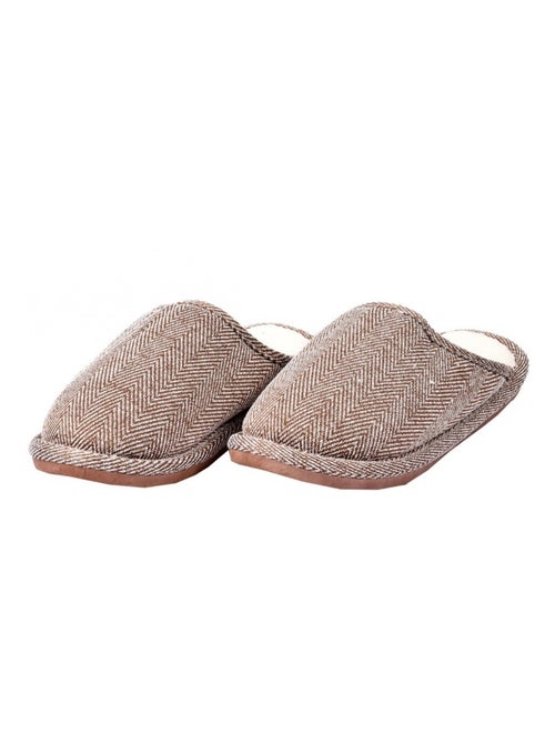 Pantoufle homme premium - Kiabi Pantoufle homme premium - Kiabi